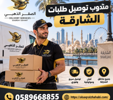 مندوب توصيل طلبات الشارقة