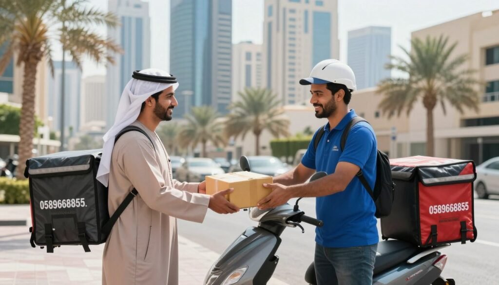 توصيل طلبات داخل الإمارات