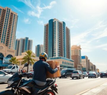 توصيل طلبات داخل الشارقة