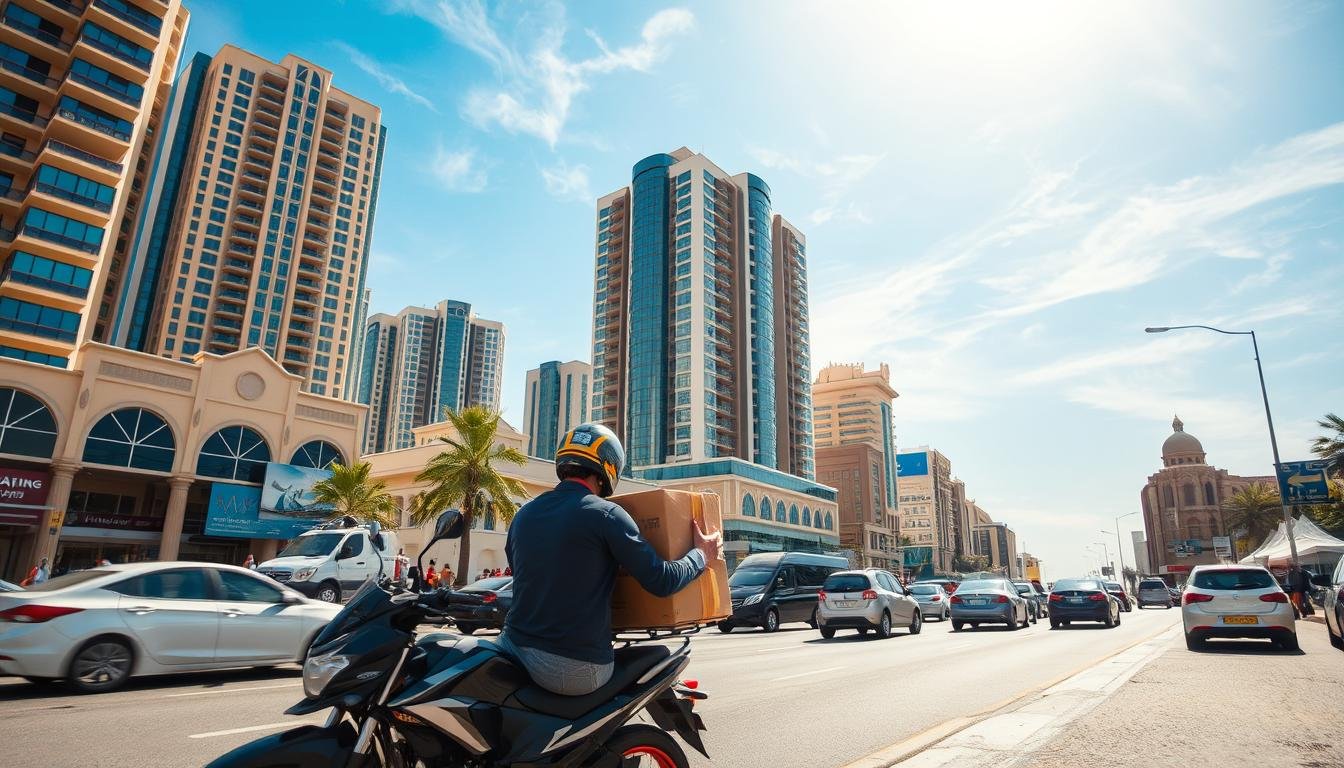 توصيل طلبات داخل الشارقة
