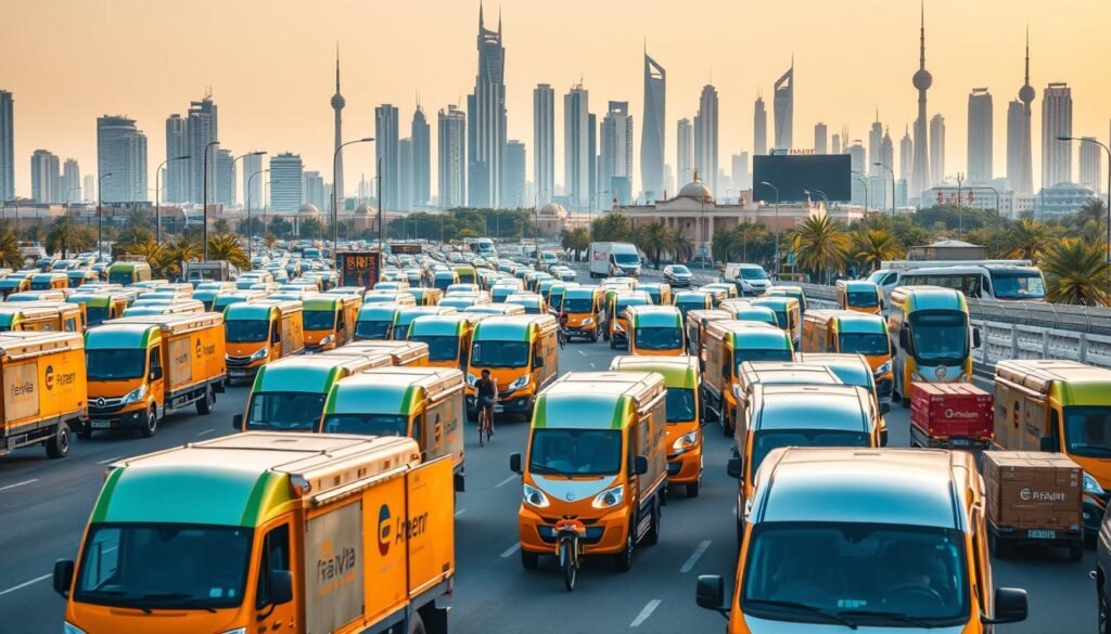 خدمات التوصيل في الإمارات
