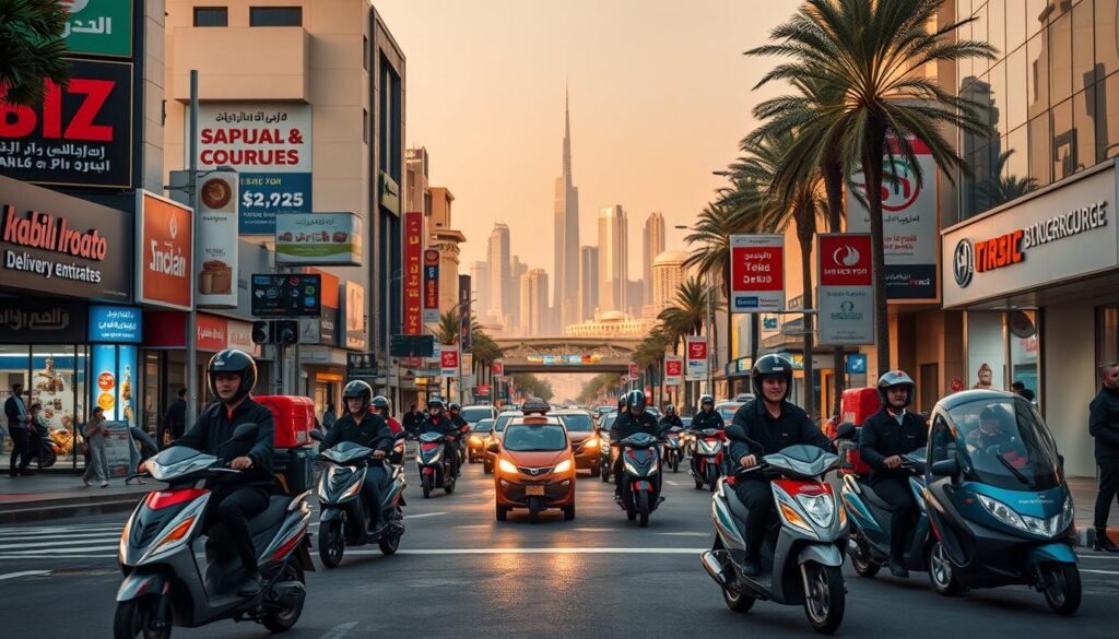 خدمات التوصيل في الشارقة